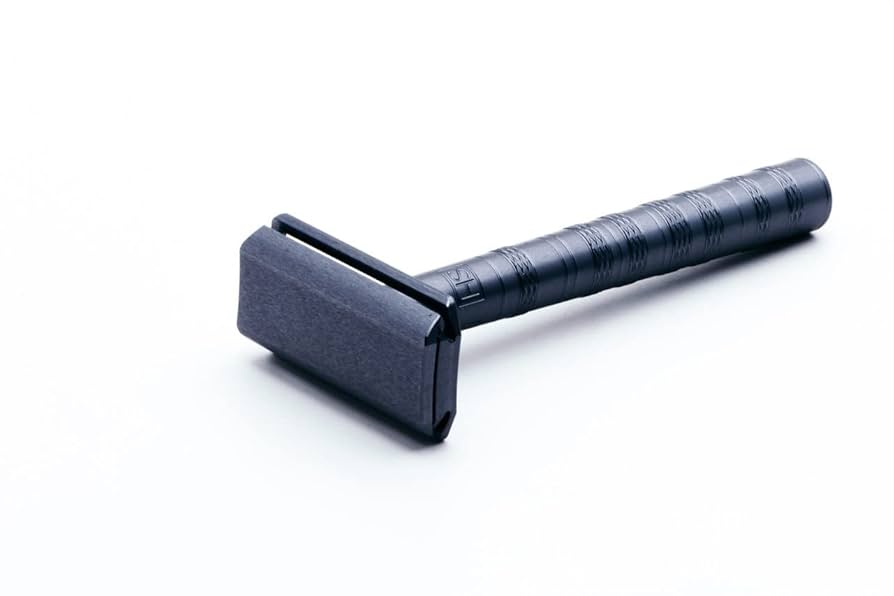 脱毛・除毛 HENSON SHAVING AL13 MEDIUM Dim Grey Henson AL13 Closed Comb Safety Razor | Shave Nation Shaving